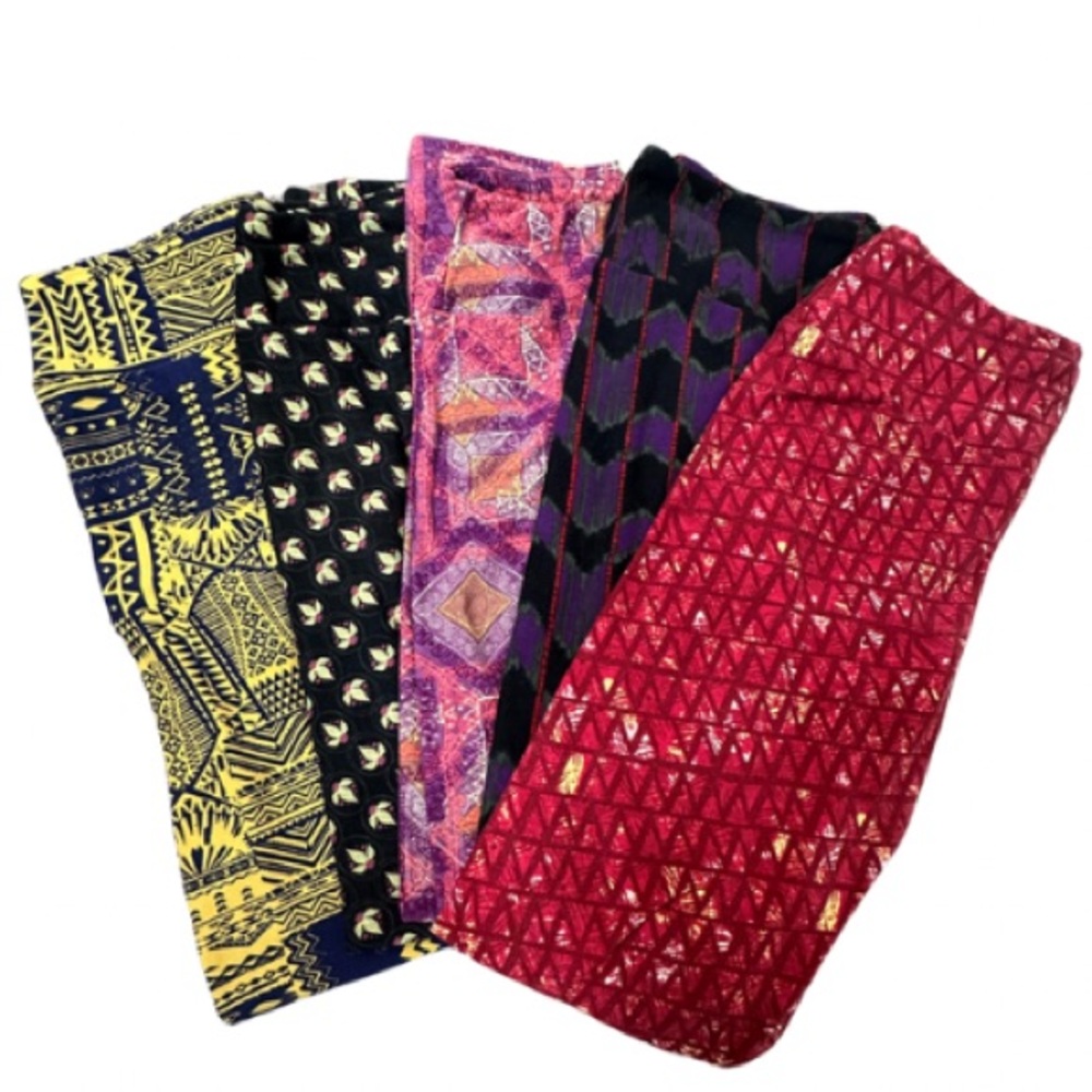 LuLaRoe OS leggings bundle of 5.